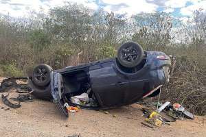 Sargento da PolÃcia Militar morre após capotar carro na AL-220 no Sertão  | Internauta / Cortesia