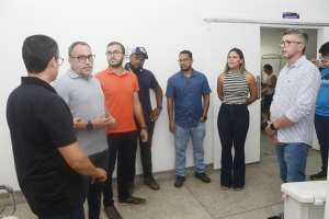Sesau inspeciona obras de reforma e ampliação do Hospital de Emergência | Sesau