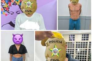 PolÃcia Civil prende quatro suspeitos em Palmeira, Coité do Nóia e Arapiraca | PC-AL